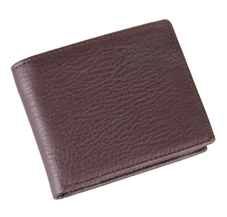 8063C 100% Genuine Vintage Cow Leather Men's Coffee Purse Wallet Manufaturer 