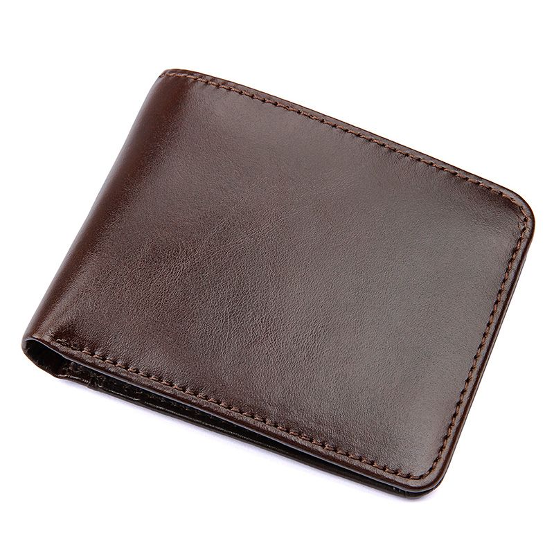 8160-3C Hot Selling Vintage Genuine Leather Purse Wallet Case