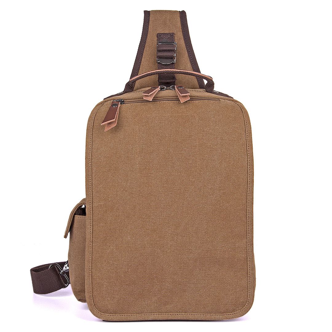 Changed Style Canvas Backpack Messenger Bag 