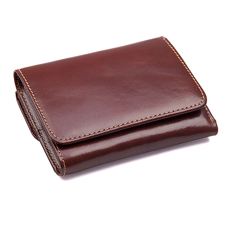 R-8106B Hot Selling High Quality Real Cow Leather Wallet Coin Pocket