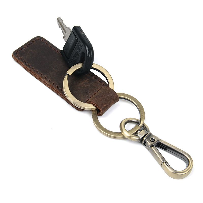 8432R New Goods Leather Cowhide Keychain
