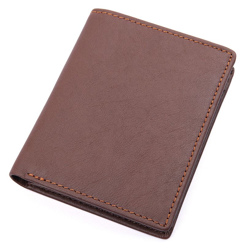 8152C Brown 100% Genuine Leather Fashion Card Holder China Supplier