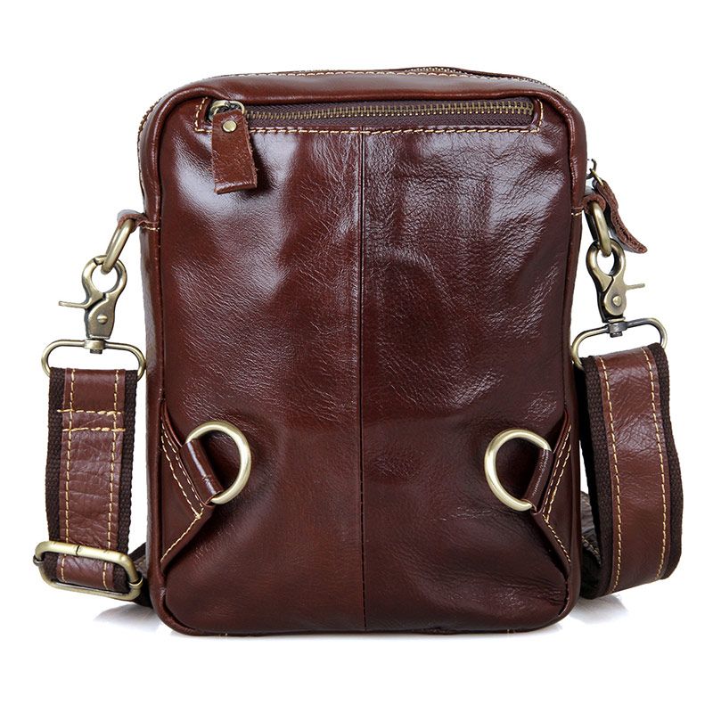 Vintage Leather Purse Men Sling Bag Funny Pack Cross Body Shoulder Messenger Bag | eBay