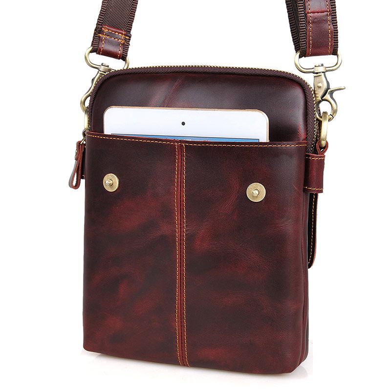 Small Leather Sling Messenger Bags For Men Paul Smith