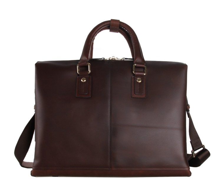 7214Q Hot Selling Vintage Leather Men's  Briefcase Laptop Bag Messenger Handbag 