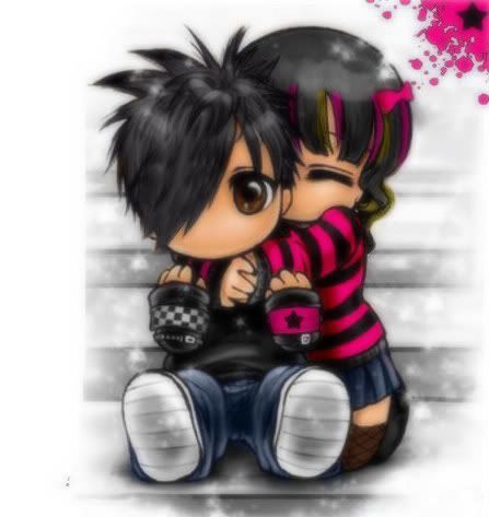 Love Quotes · Chibi Emo Love Pictures, Images and Photos 