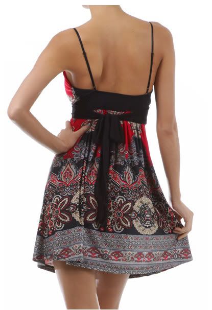 paisley tattoo. NWT Paisley tattoo Short Dress Empire Waist - S M L  | eBay