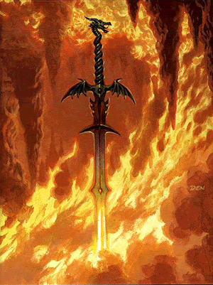 sword,fire