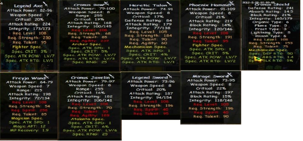 Trade Jera For 108 Items Strictly Armor Shield Axe Spear And Subs Only