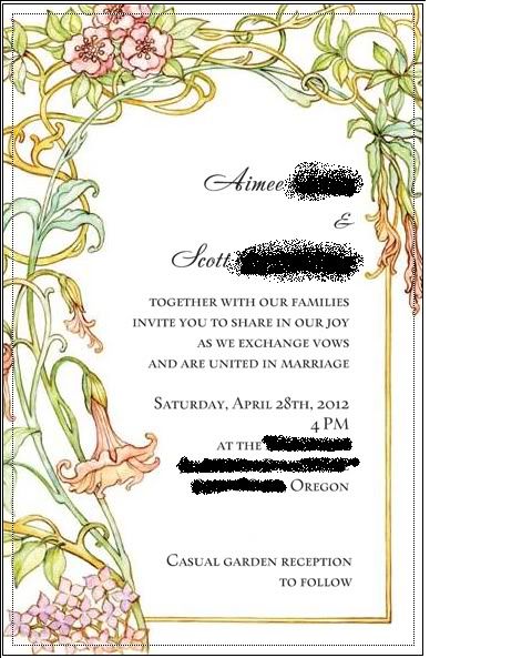 invitewording