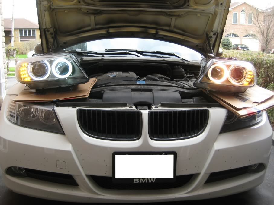 Bmw e90 halogen to xenon retrofit #2