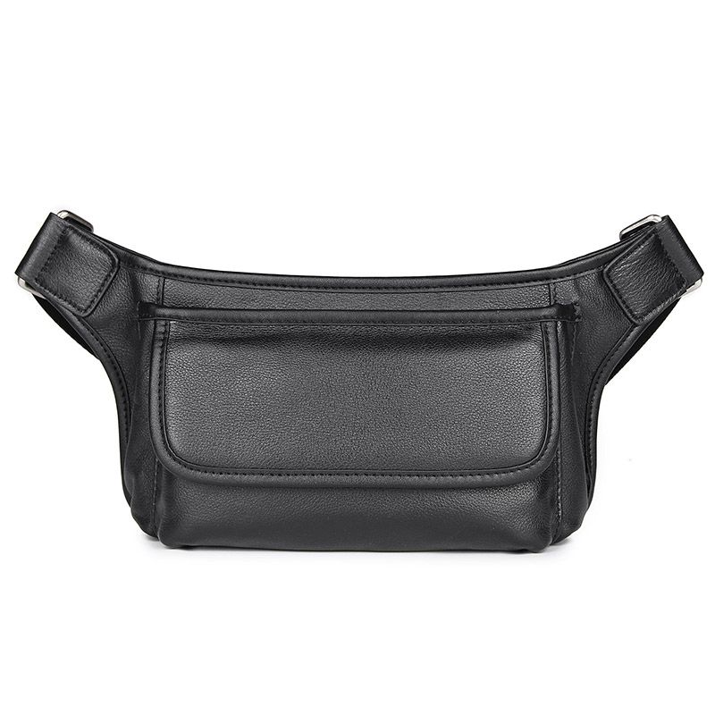 3019A New Black Waist Bag for Men Chest Bag Convenient Waist Bag