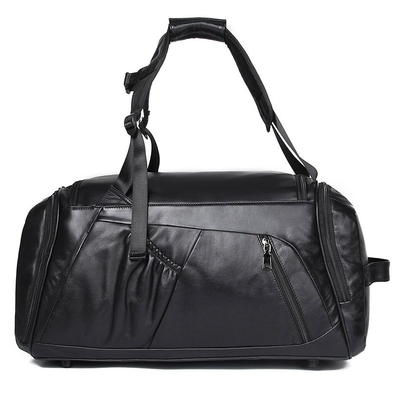 X-6010A Genuine Cow Leather Multi-function Travel Backpack Handbag Should Bag 