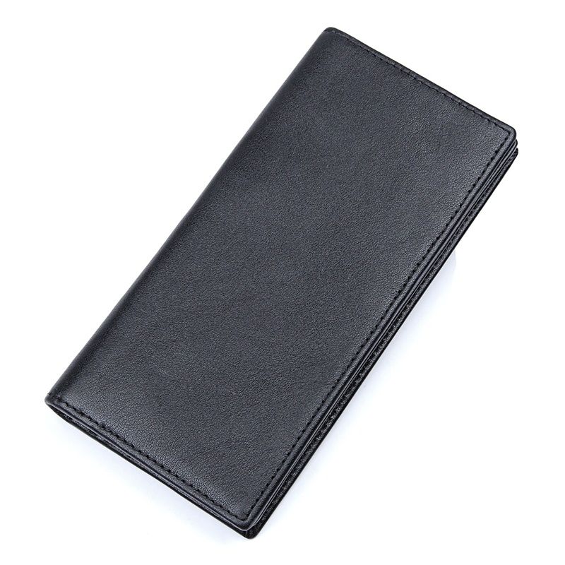 R-8030A-2 Black Full Grain Leather Soft Wallet RFID Card Holder