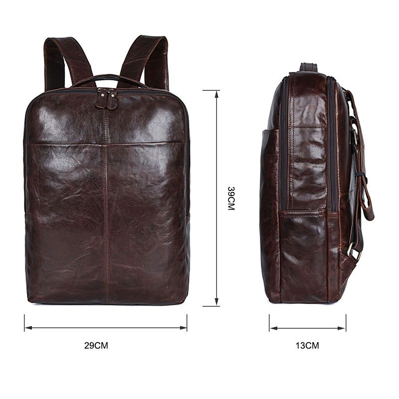 7280C Genuine Leather Professional Outdoor Sport Leather Backpack ...