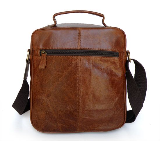 7027B NWT Brown Genuine Vintage Leather Men Messenger Cross Body Bag ...