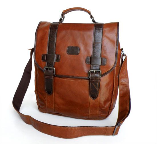 7018X Real Vintage Leather Decent Men's Briefcase Messenger Bag ...