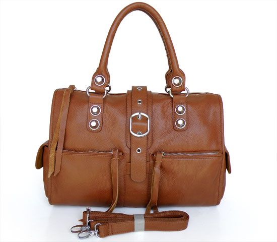 2723 New Design Real Leather Lady Brown Handbag Shoulder Bag_Handbags ...