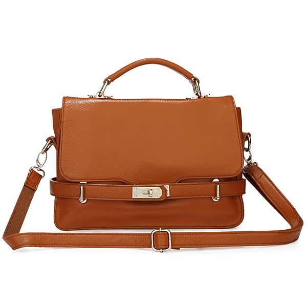 3111B 100% Real Leather Fashion Handbag Adjustable Cross Body_Sling ...
