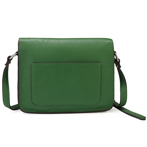 3113M 100% Leather Fashion Green Ladies Evening Messenger Bag Cross ...